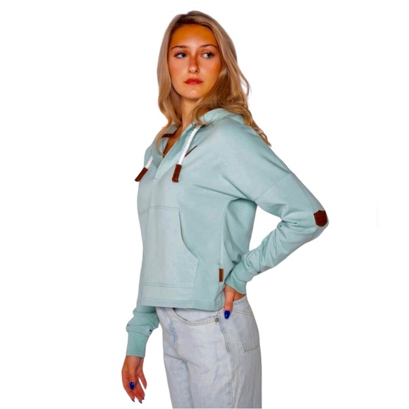 Wanakome Tops - Wanakome Etta LUX Hoodie in Arctic Sky